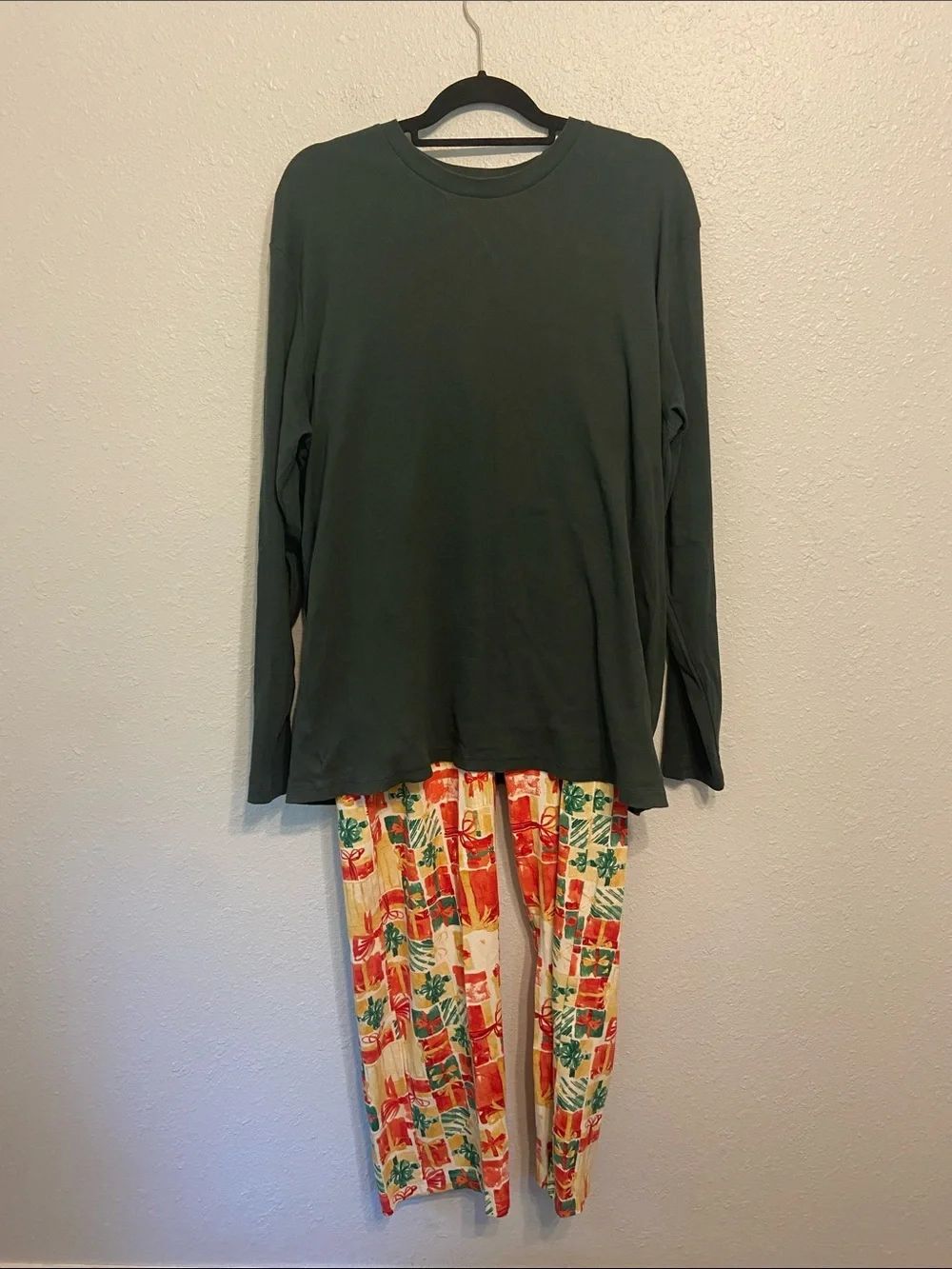 Burt's Bees Baby Forest Green Gift Present Christmas Holiday Pajama Set Size XXL